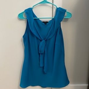 Blue dress tank top